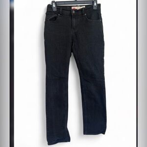 Levi's Black Performance 514 Straight Jeans size 14 Reg 27 waist